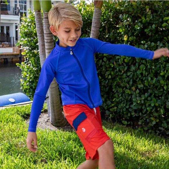 Boys Wave Shorts No Mesh Net Swim Trunks SIZE M - Picture 5 of 10